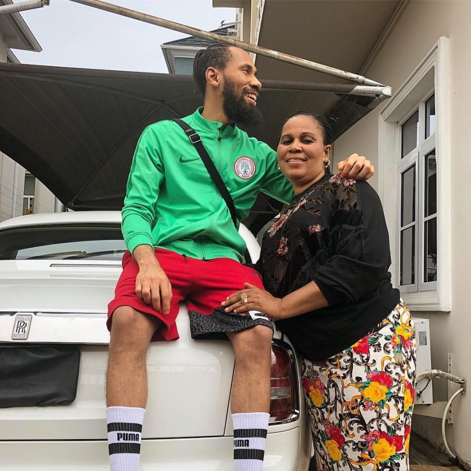 Phyno shares adorable photo of himself and mother