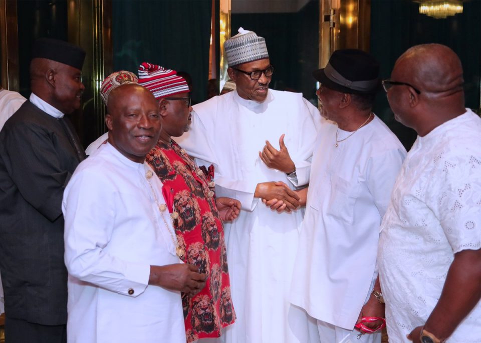 President Buhari receives Traditional rulers from Abia State