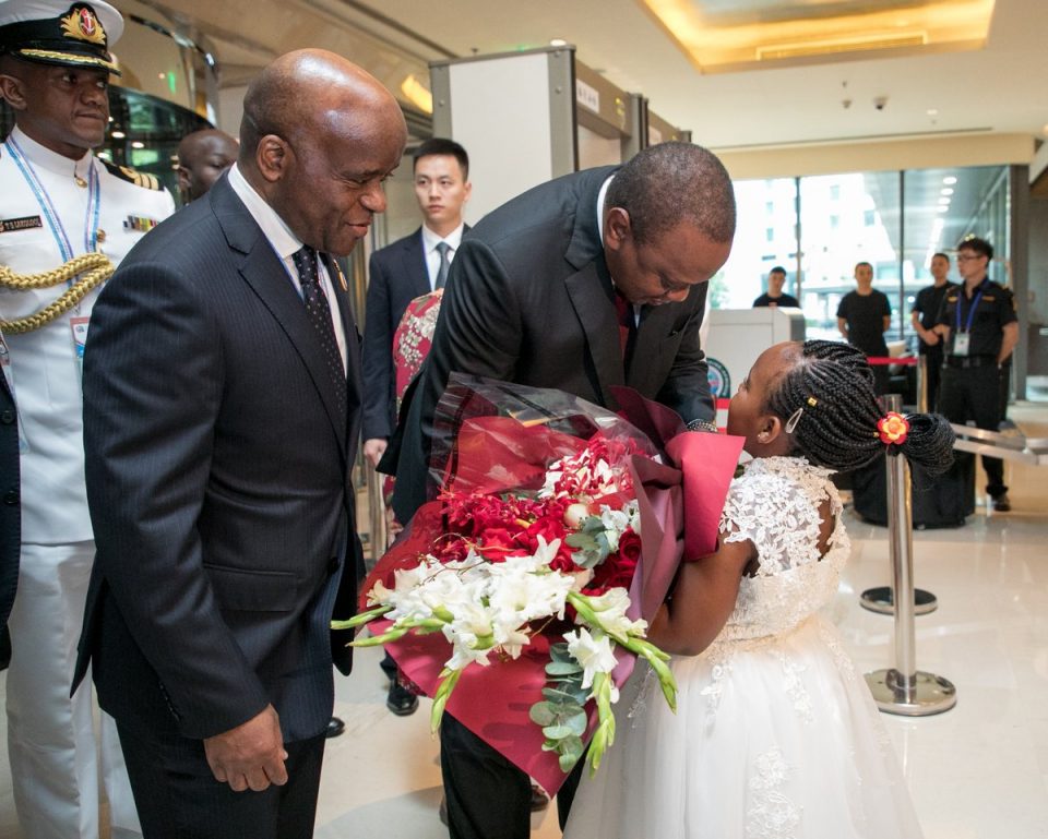 FOCAC-2018: President Kenyatta of Kenya arrives Beijing China