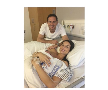Frank Lampard and wife Christine welcome first child