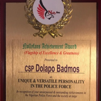 Police CSP Ope Dolapo bags Unique and Versatile Personality award