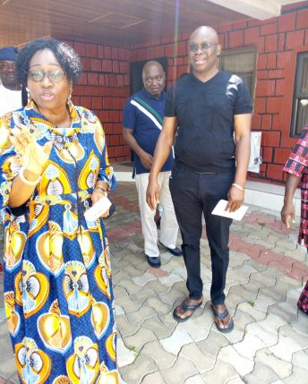 Ekiti: Ayo Fayose takes Fayemi's wife around Government House