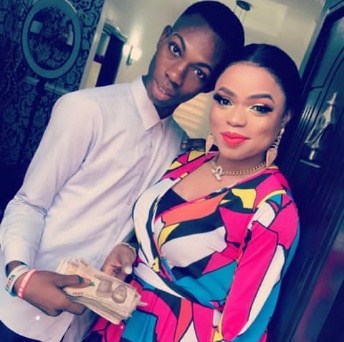 Bobrisky fulfills promise, gifts James Brown 100k