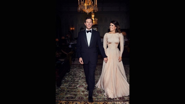 Royal Family share new photos from Princess Eugenie's wedding 