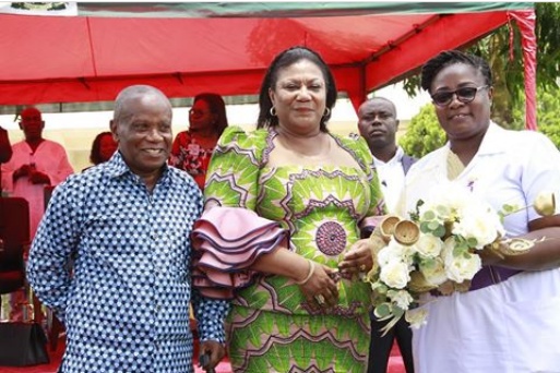 First Lady of Ghana Mrs Akufo Addo commissioned 'Mothers' Hostel
