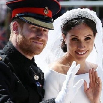 Meghan and Harry wedding outfits on display at Windsor Castle exhibition