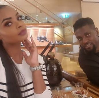Dillish celebrates 1year anniversary with boyfriend Emmanuel Adebayor