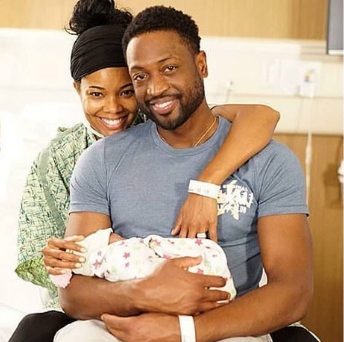Gabrielle Union and Dwyane Wade welcome first child together