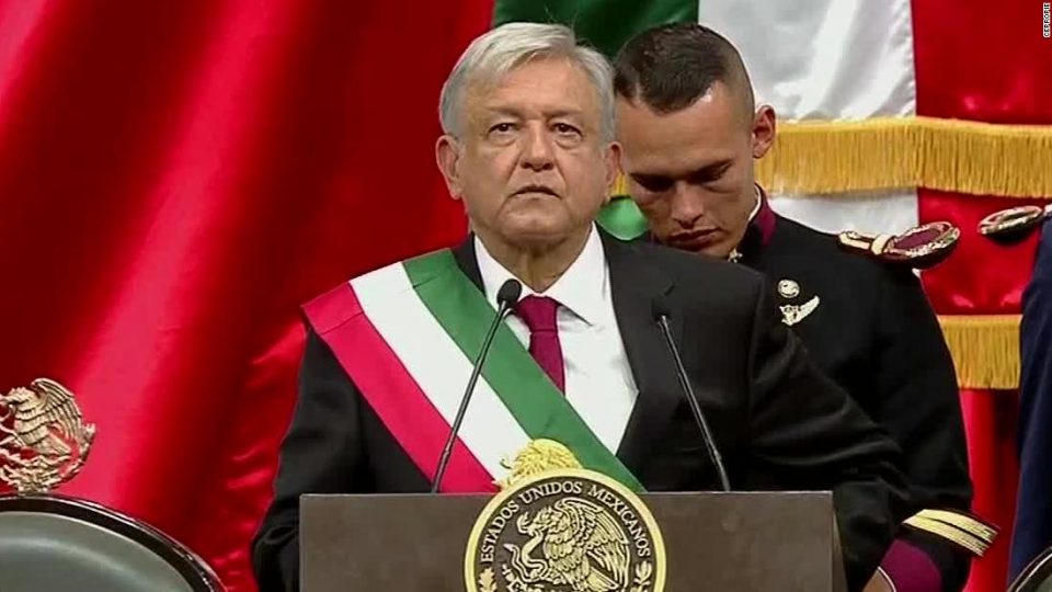 Mexico swears in new leftist president, López Obrador Amlo