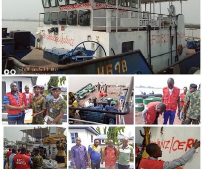 Illegal Oil Bunkering: Navy Hands Over Four Suspects, Vessel to EFCC