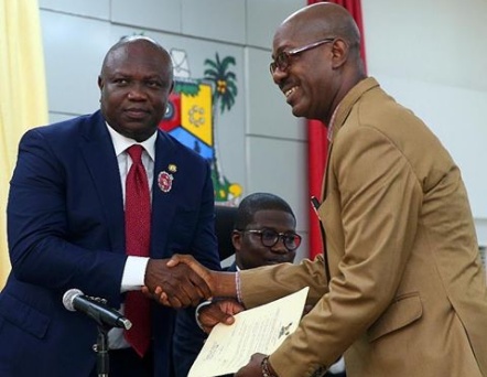 Adekunle Gold celebrates his Dad who was appointed PS by Ambode