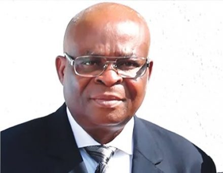 Suspended CJN Justice Onnoghen arrives Tribunal