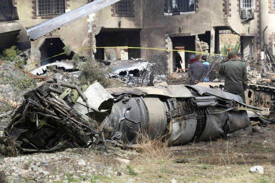 15 dead, as Military cargo plane crashed in Iran