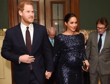 Meghan dazzles in Sequins while on a date with Harry at Cirque Du Soleil