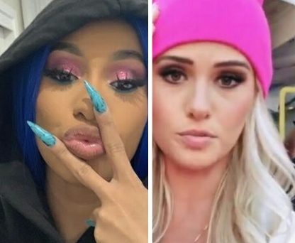 Cardi B slams Tomi Lahren for questioning her political views