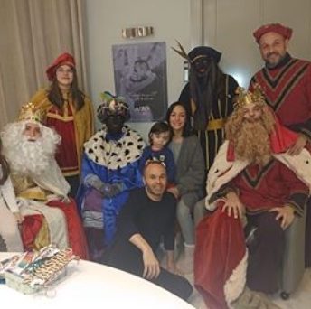Andres Iniesta is being called racist for this blackface photo