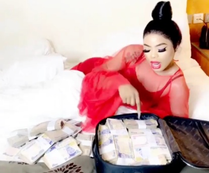 Okuneye 'Bobrisky' says his/her dream for 2019 is to be a billionaire