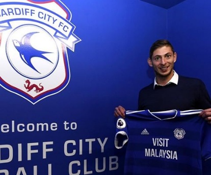 Cardiff's new signing Emiliano Sala was on board missing plane