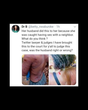 See what a man did to wife caught cheating with neighbour