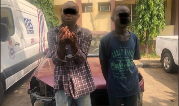 Lagos RRS parades men who killed an Uber driver with a stone