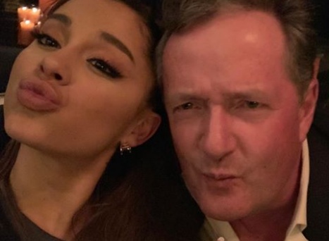 Ariana Grande and Piers Morgan are back to being friends again