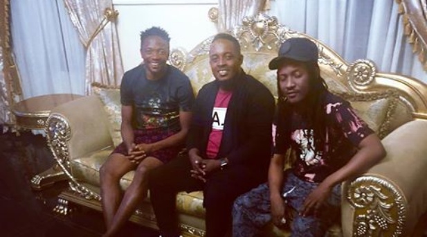 MI Abaga, Jesse Jagz pay a condolence visit to Ahmed Musa