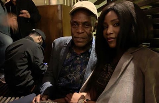 Bail project: Genevieve pictured with Hollywood legend, Danny Glover