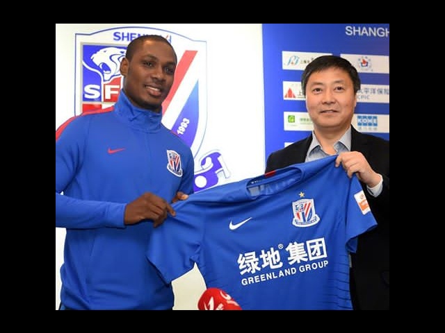 Ighalo shares photos from his official unveiling
