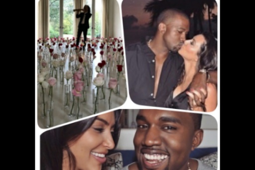 Kanye brings Kenny G to play for Kim in a room full of roses