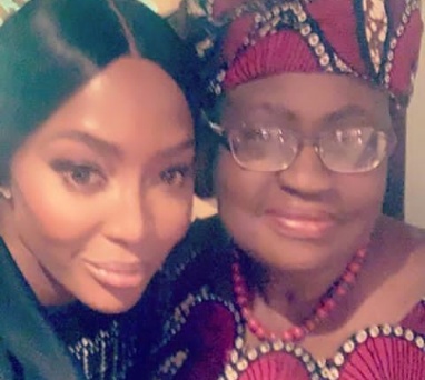Naomi celebrates Dr Okonjo-Iweala on black history month