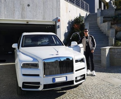 Cristiano Ronaldo finally unveils his Rolls-Royce Cullinan