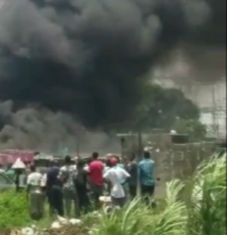 Properties destroyed as Gas explosion rocks Surulere, Lagos