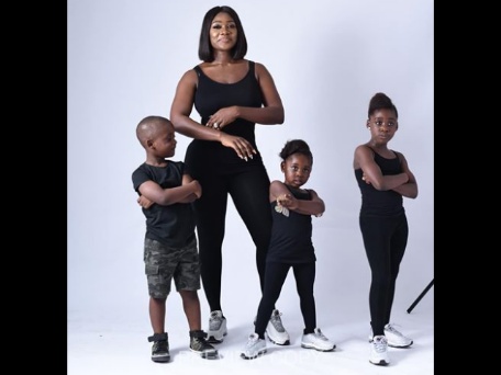Actress Mercy Johnson-Okojie shares a lovely photo with her children