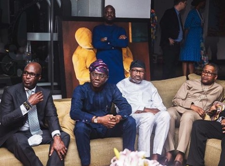 Dangote, Otedola meet with Lagos State Governor-elect Sanwo-Olu