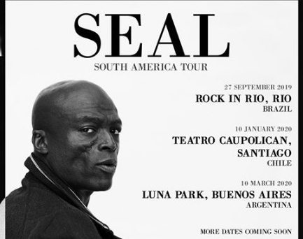 Seal announces dates for his South American tours