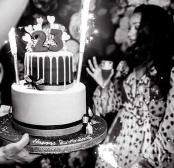 Temi Otedola shares colourful photos from her 23rd birthday party