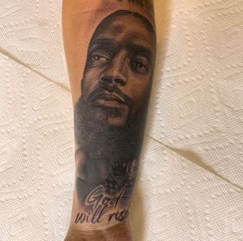 Lauren London shares a new tattoo of Nipsey Hussle on her arm