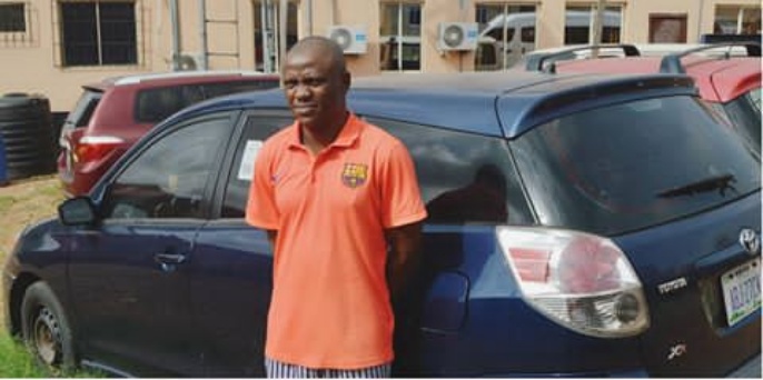 EFCC arrest one Babatunde Oni,alerts public on new tricks by thieves