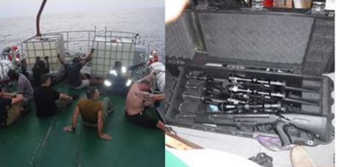 Junction Rain: Nigerian Navy arrest 19 suspected pirates, 2 vessels