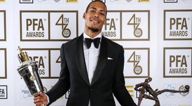 Virgil Van Dijk awarded with the EPL PFA Player of the Year