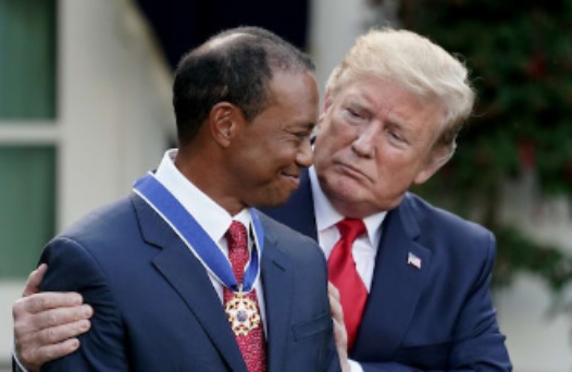 Tiger Woods awarded with the Presidential medal of freedom