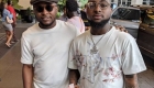 Davido hangs out with Ubi Franklin, Sinzu in Houston Texas