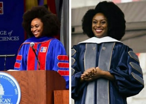US Universities honour Chimamanda Ngozi Adichie with PhD