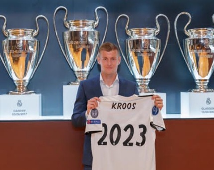 Toni Kroos to remain at Real Madrid till 2023