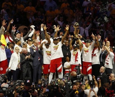 PHOTO: Toronto Raptors are 2018/2019 NBA Champions