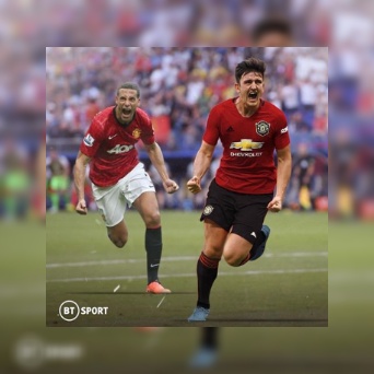Rio Ferdinand writes Harry Maguire as he takes the number 5 shirt