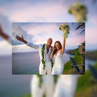 The Rock ties the knot with longtime girlfriend, Lauren Hashian