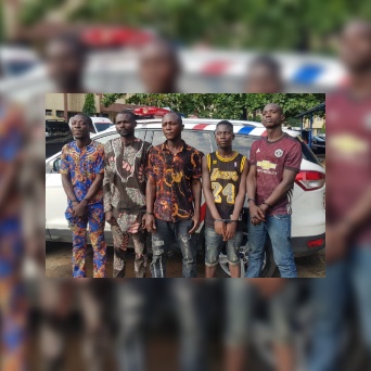 Lagos Police RRS parades five cross-border criminals