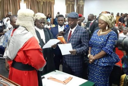 Edward Onoja Takes Oath Of Office As Kogi State Deputy Governor