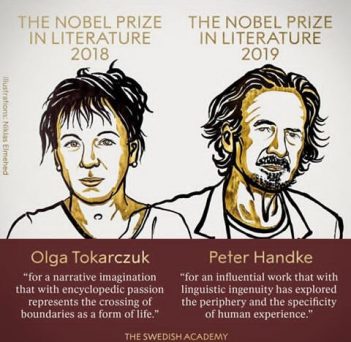 Olga Tokarczuk, Handke win 2018 and 2019 Nobel Prizes in Literature
